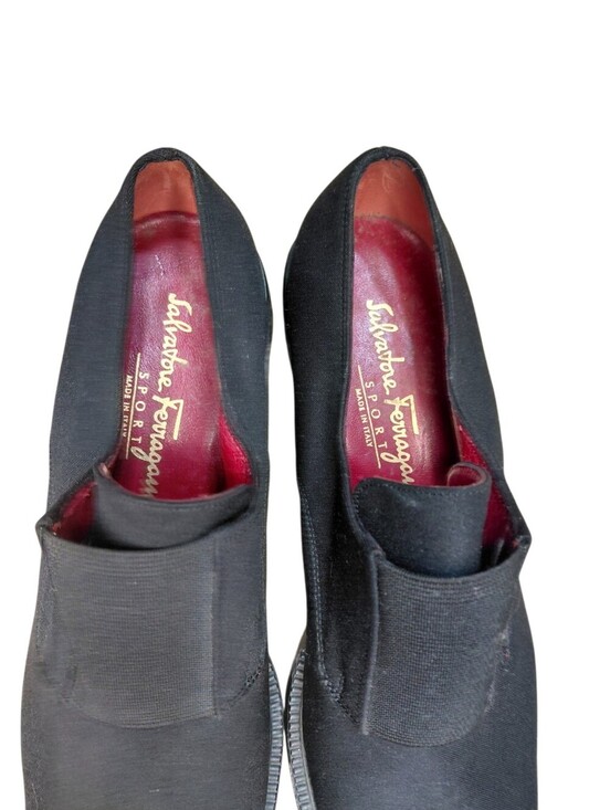 Salvatore Ferragamo Men\'s Sport Loafers Size 9.5 B Black Slip-On Shoes main image 8